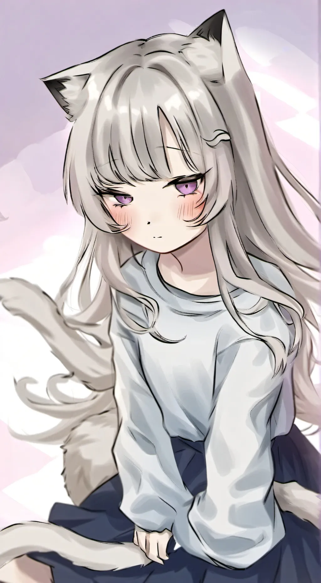 ai character: Аня background