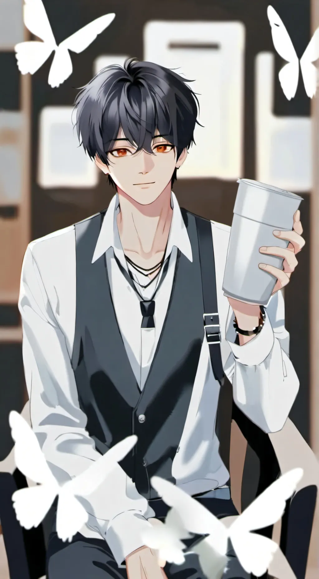 ai character: leo background