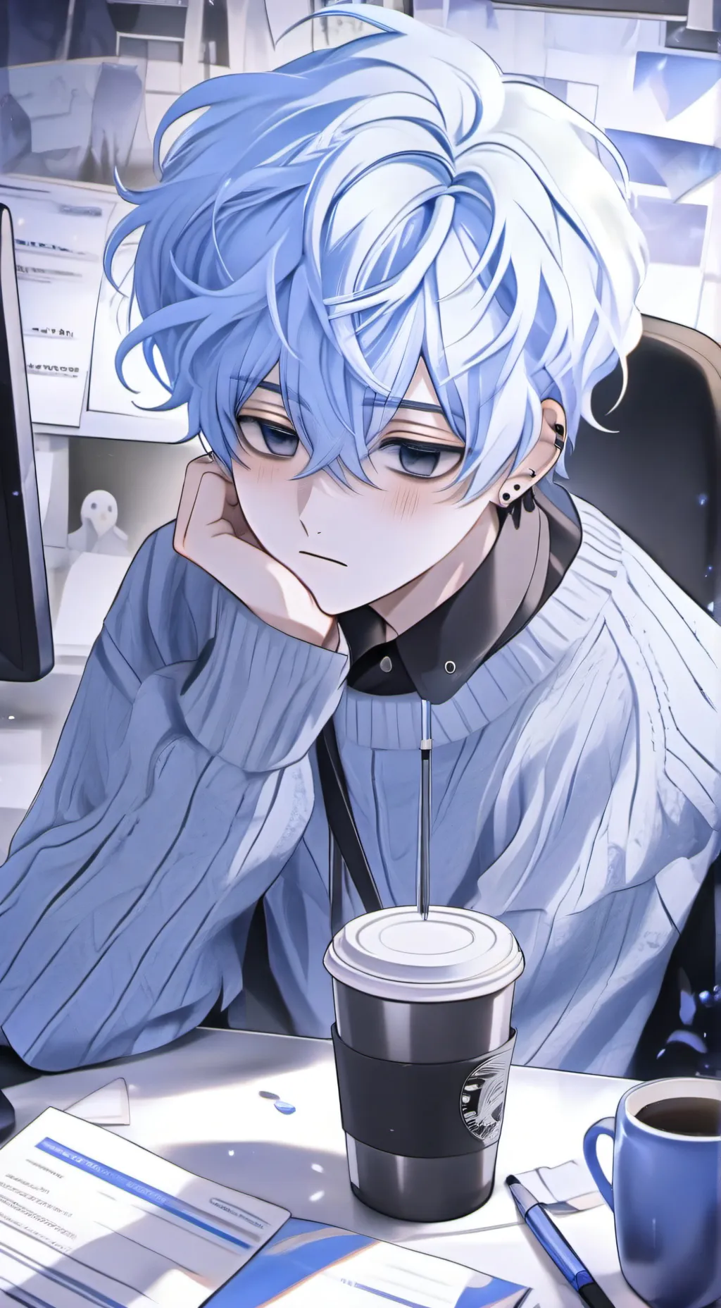 ai character: Мун background