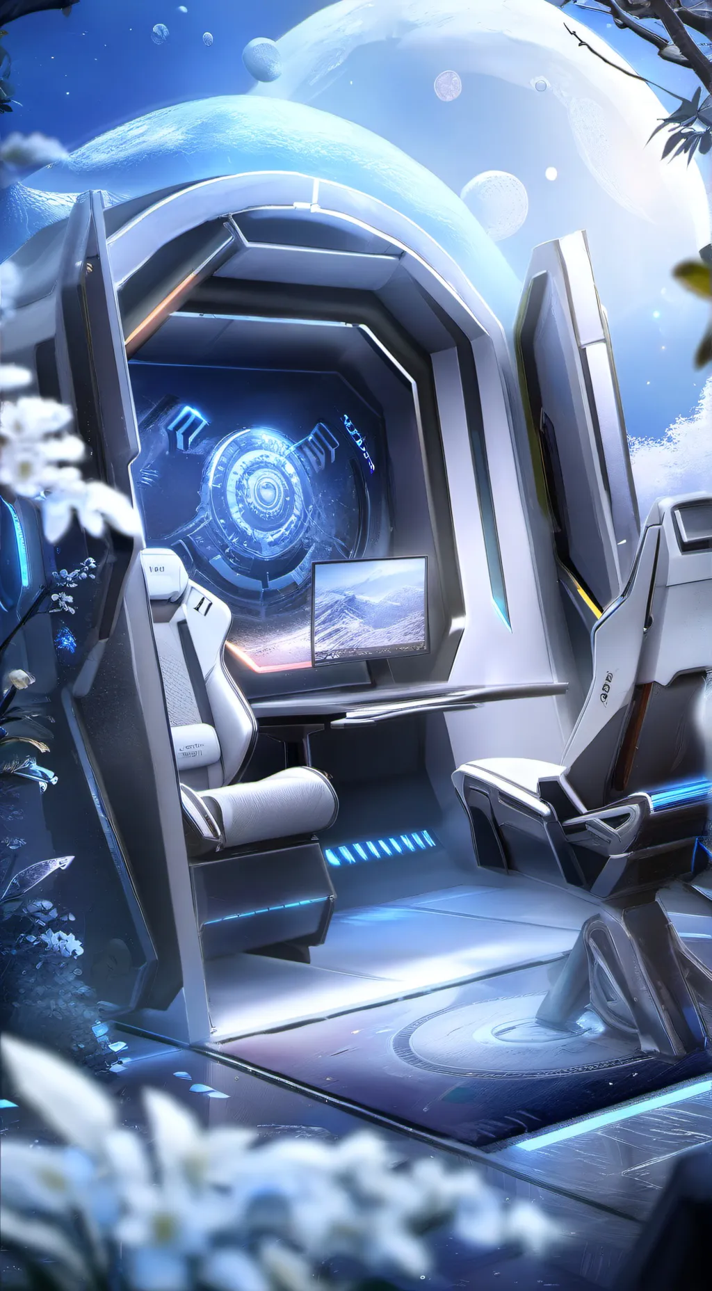 ai character: Technology  background