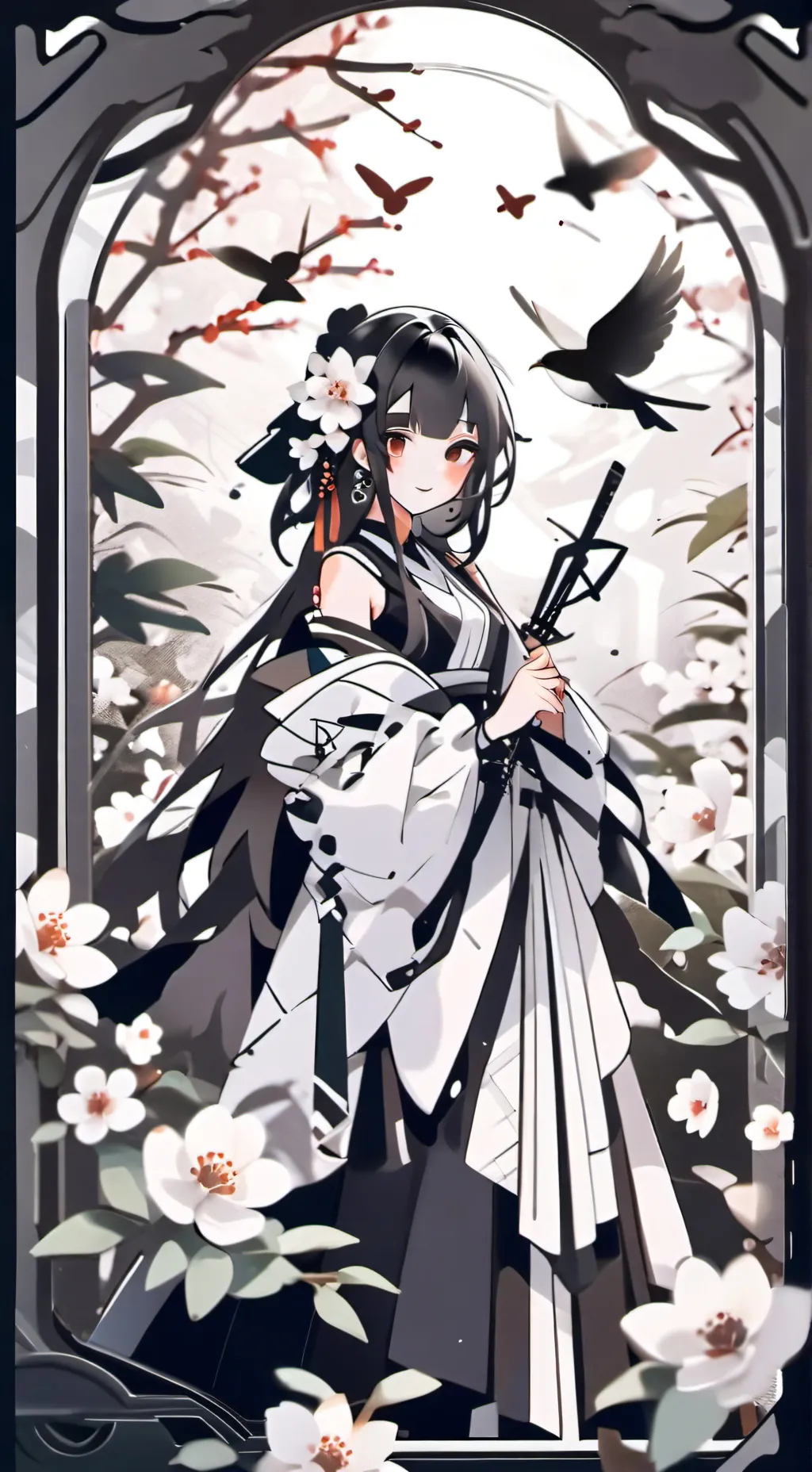 ai character: sua namorada  background