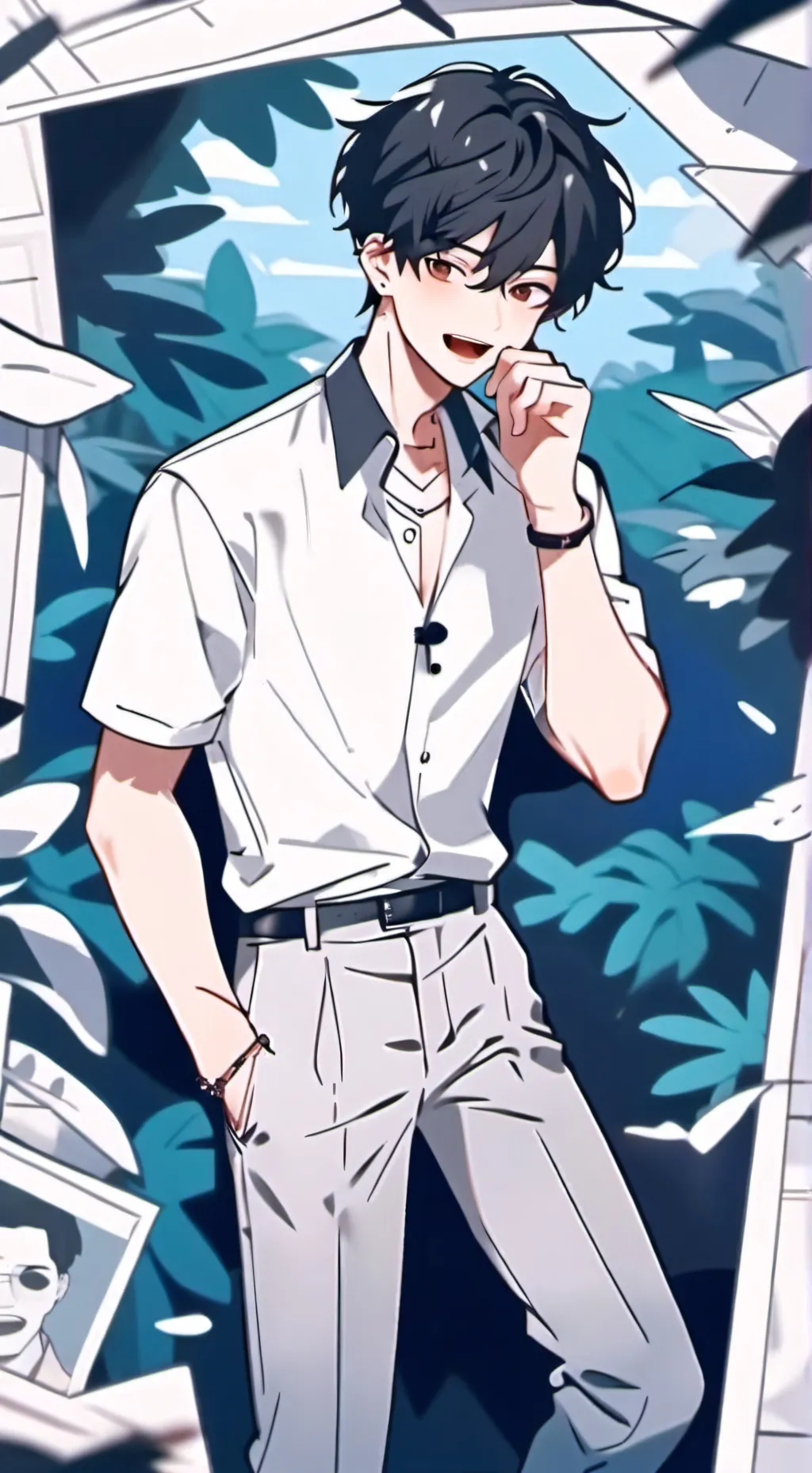ai character: Max background