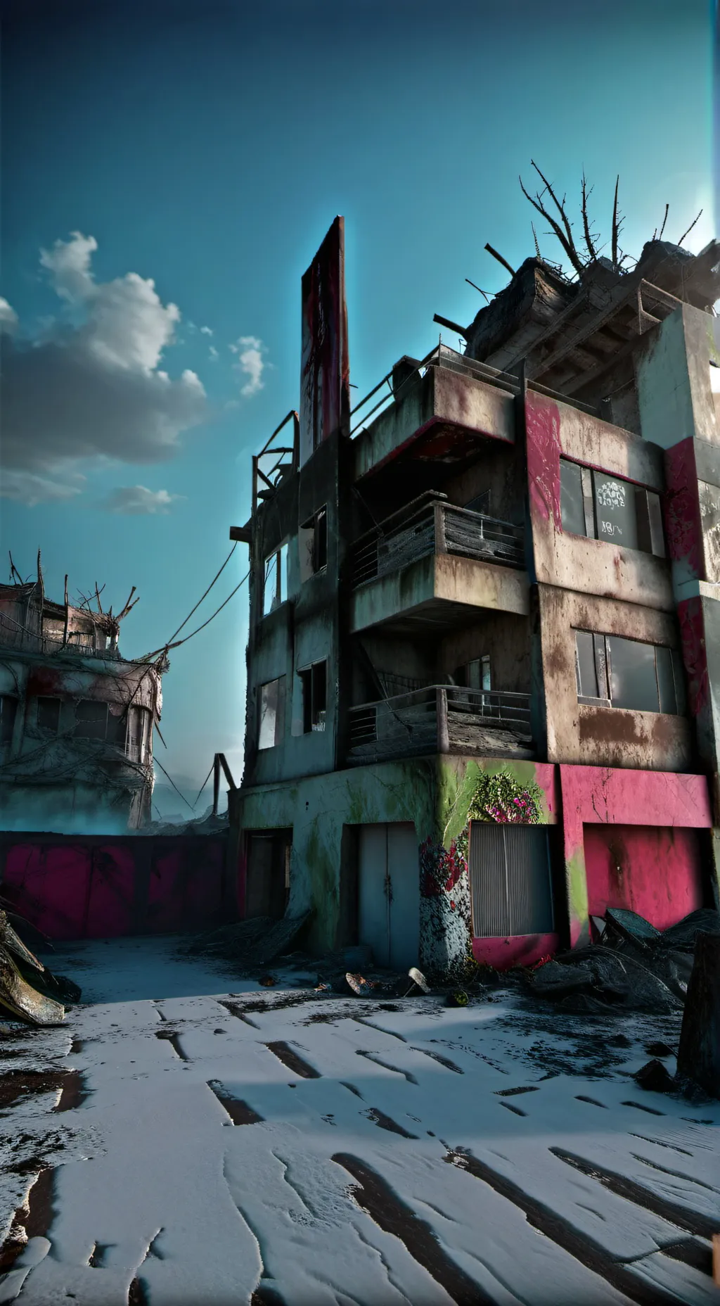 ai character: Zombie apocalypse2 background