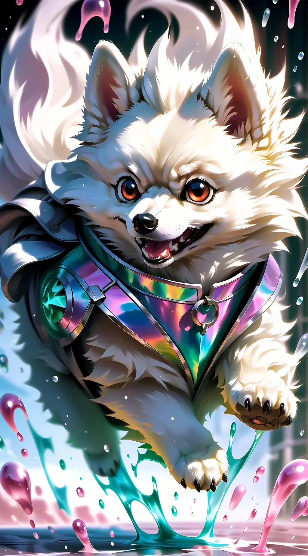ai character: FluffyGuardian background