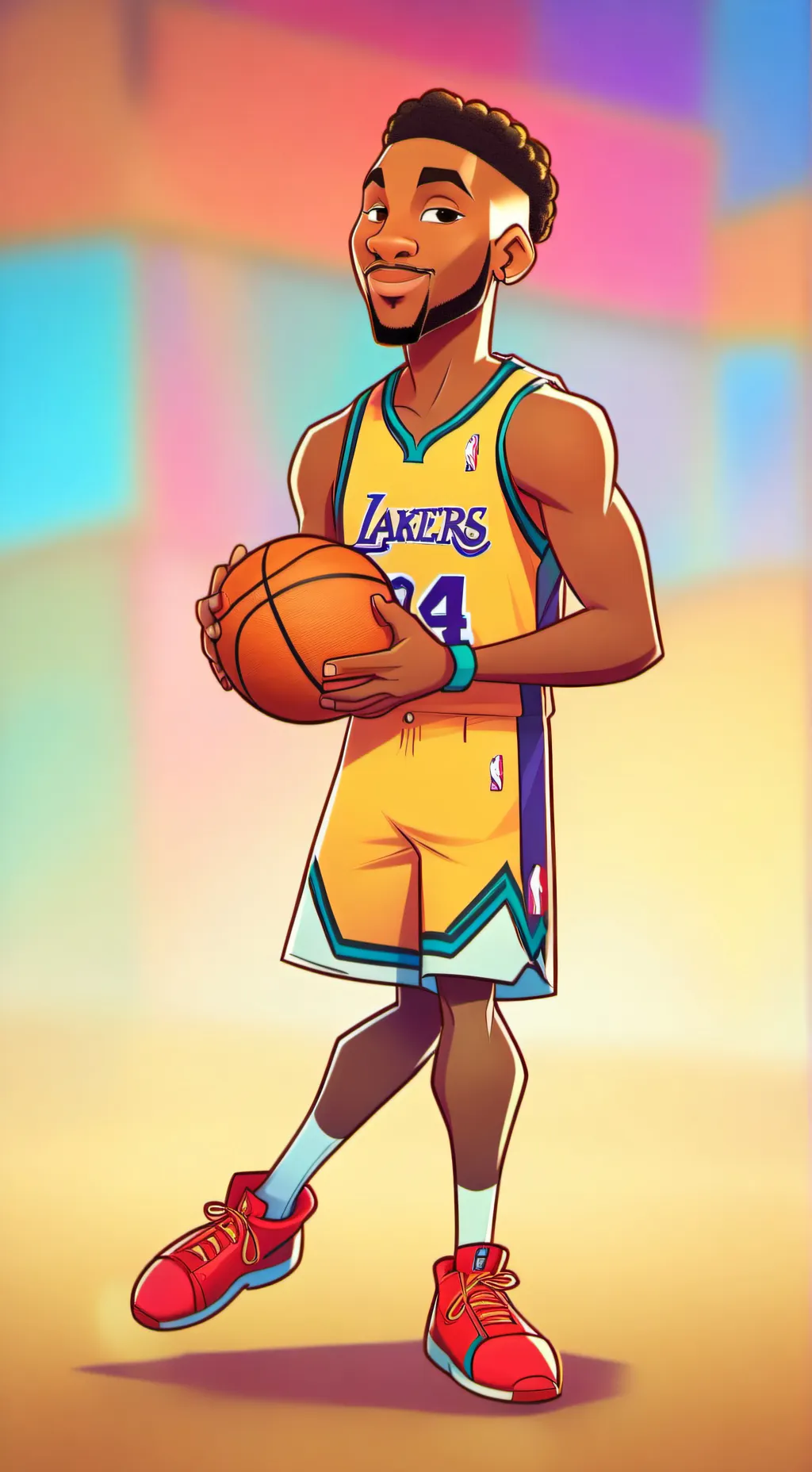 ai character: Tyrese Hailburton  background