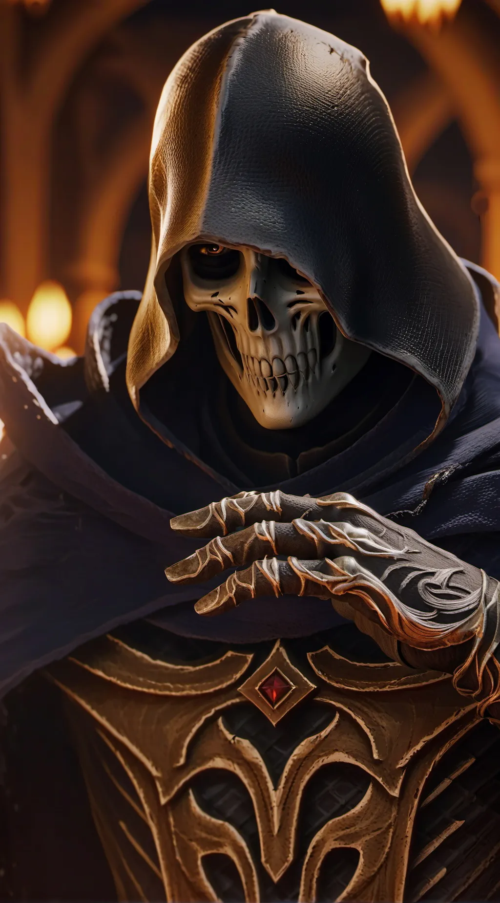 ai character: Your reaper daddy~ background