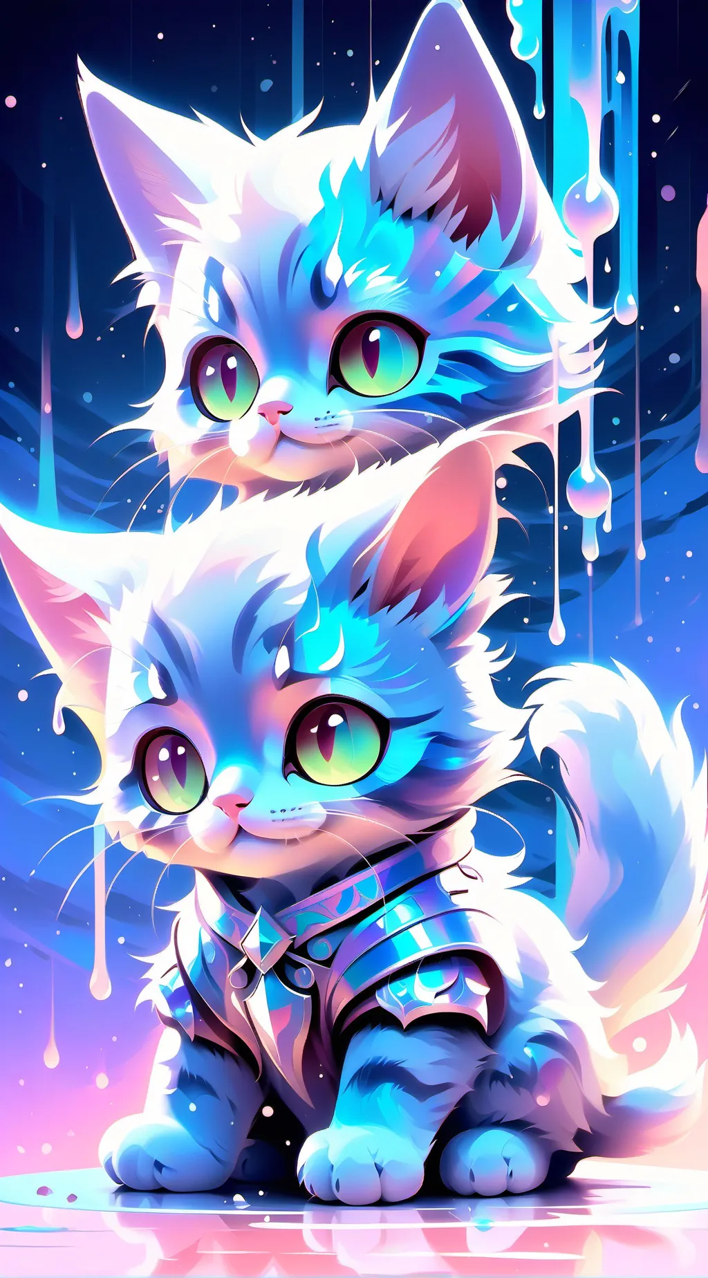 ai character: the 2 cats background