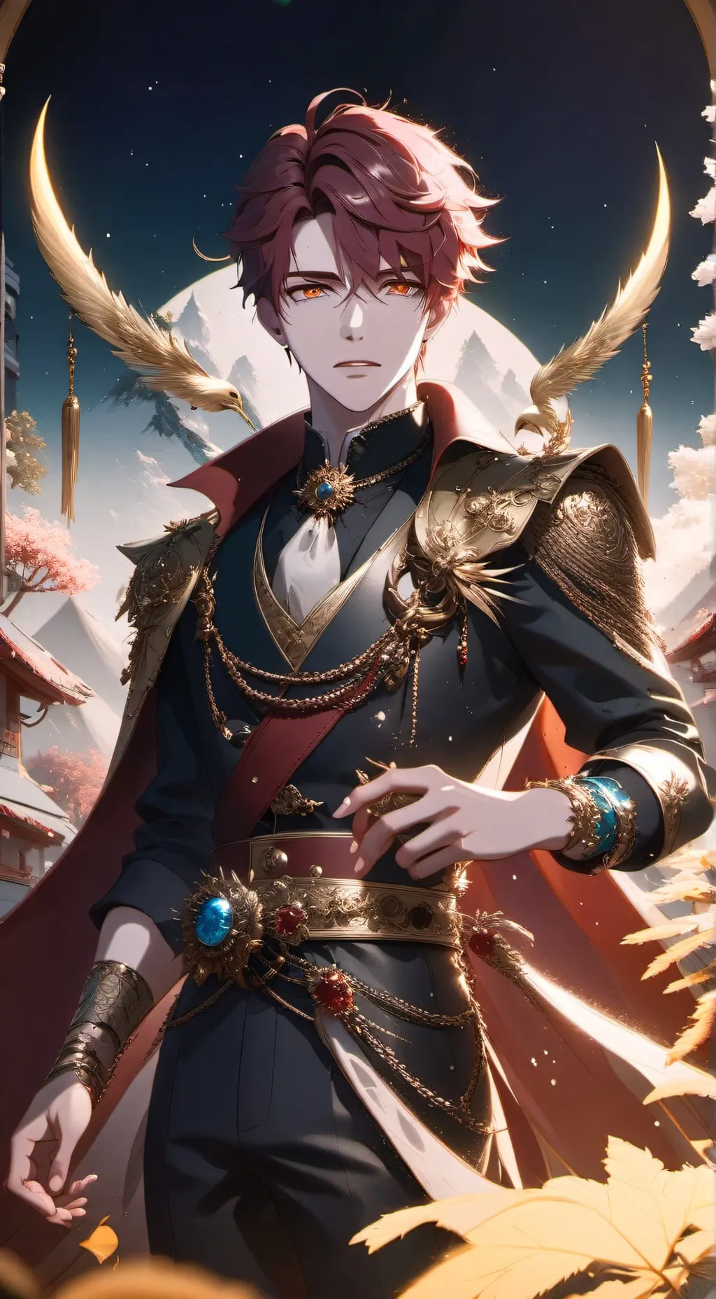 ai character: Maxime  background