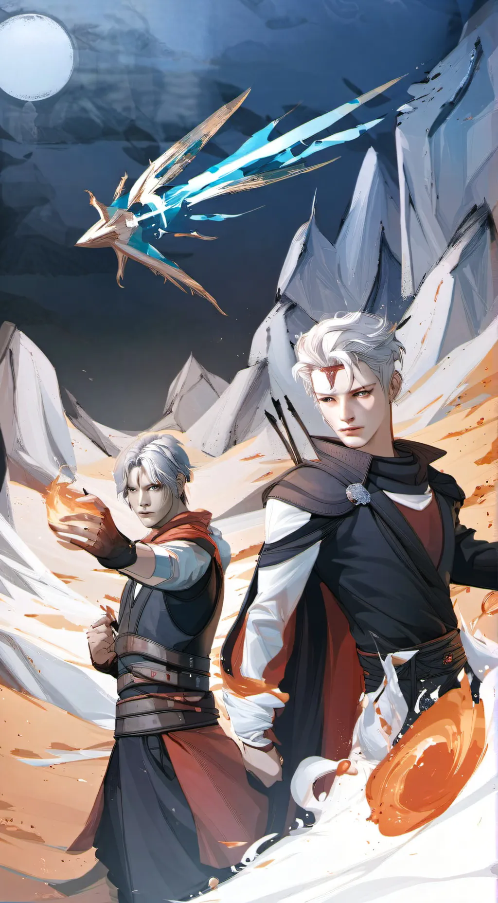 ai character: DW POWERS background