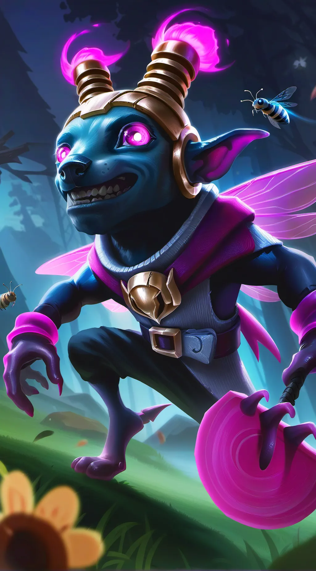 ai character: ddogie background