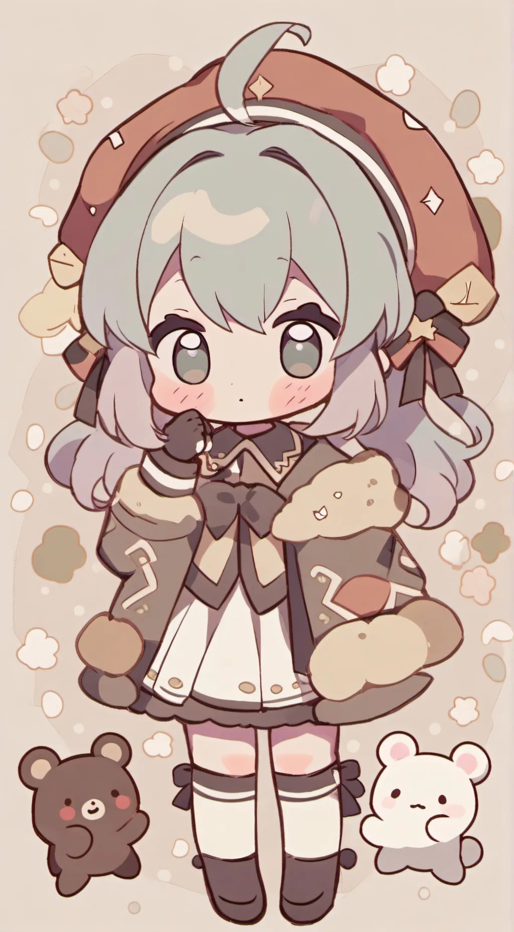 ai character: ·•Миська•· background