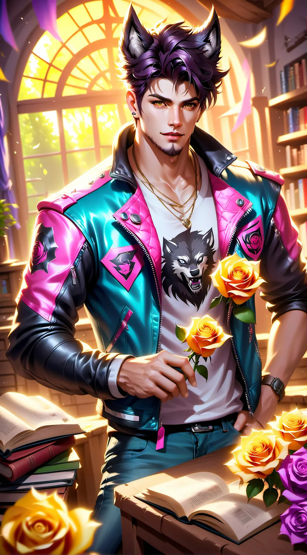 ai character: Alpha Sheldon background