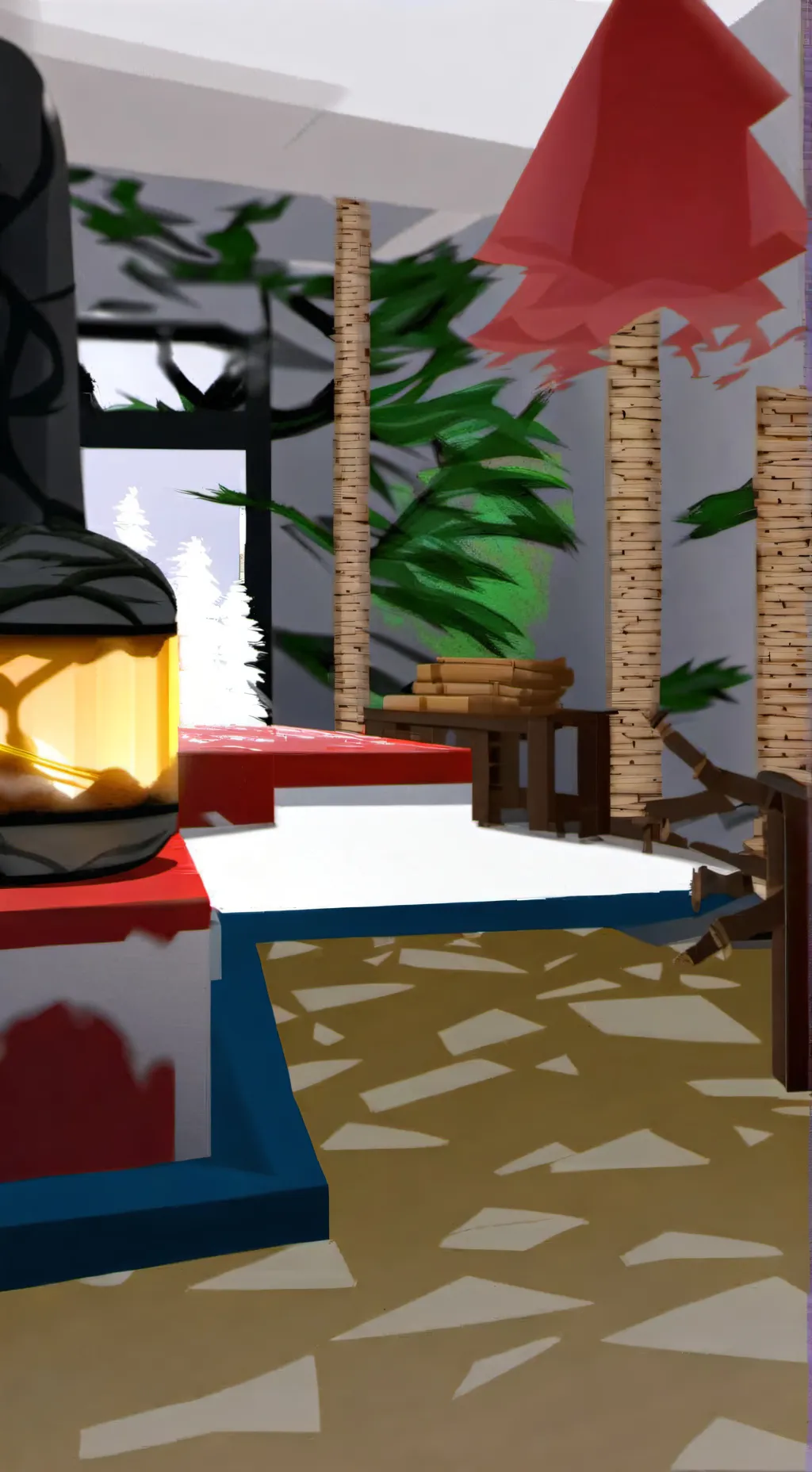 ai character: Surrealism World 2 background