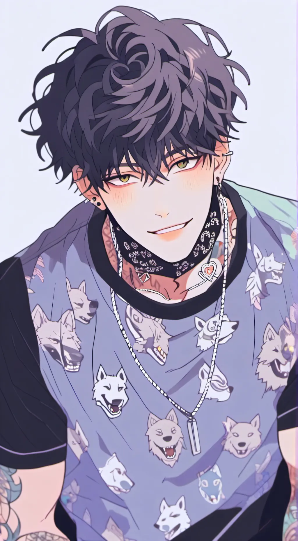 ai character: Stylo background