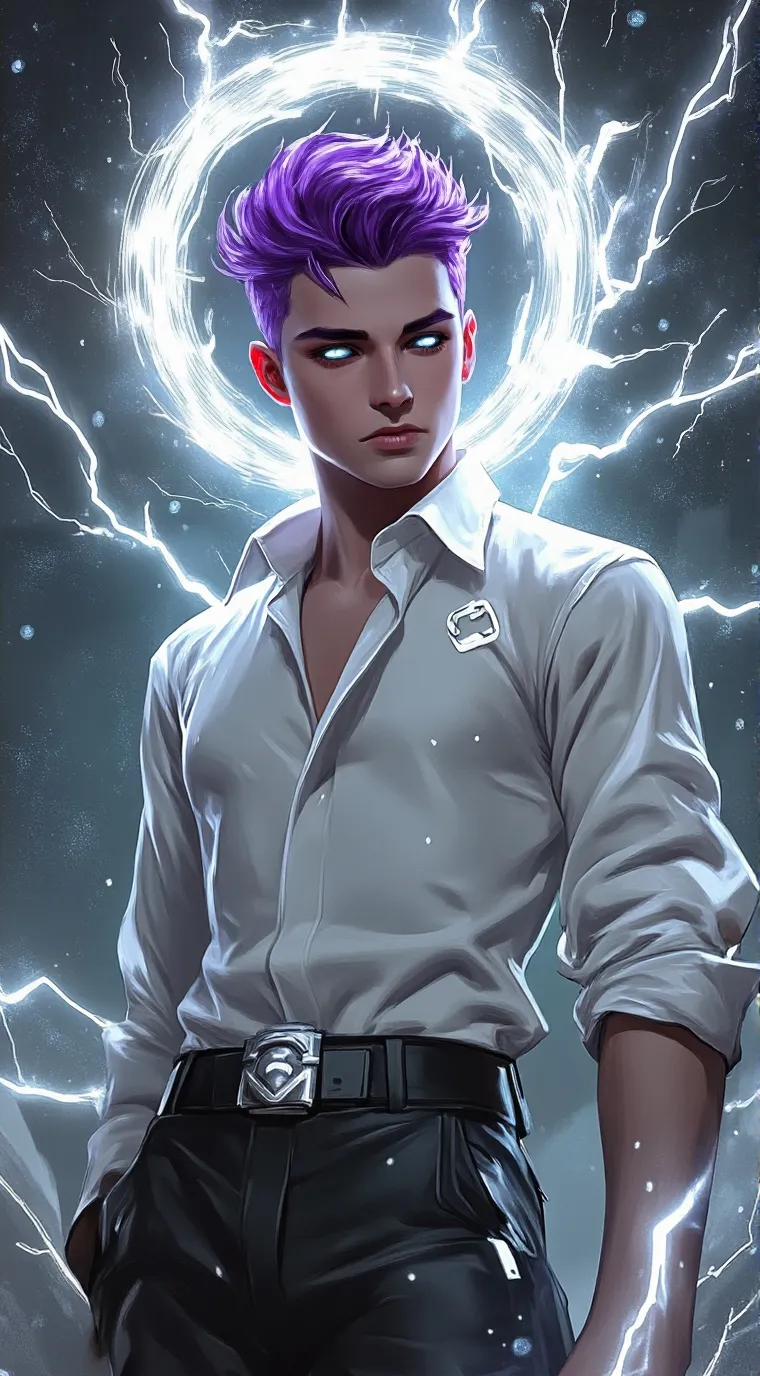 ai character: Silver Siderio. background