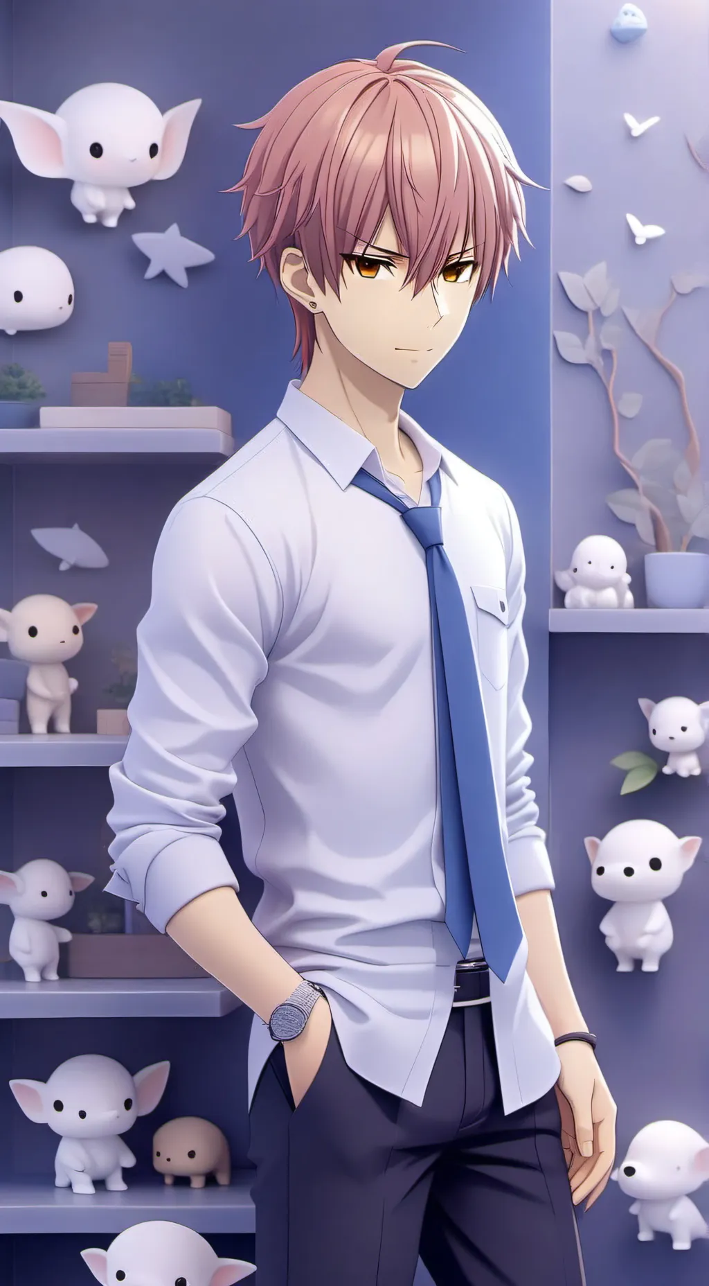 ai character: Kio soma background
