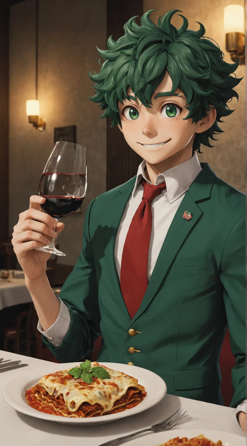 ai character: Deku background