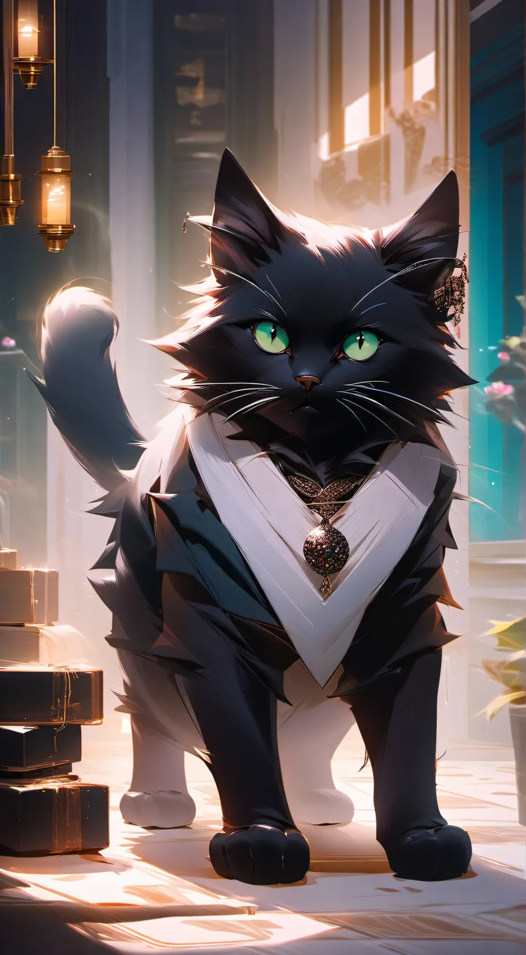 ai character: Shadow Byte background