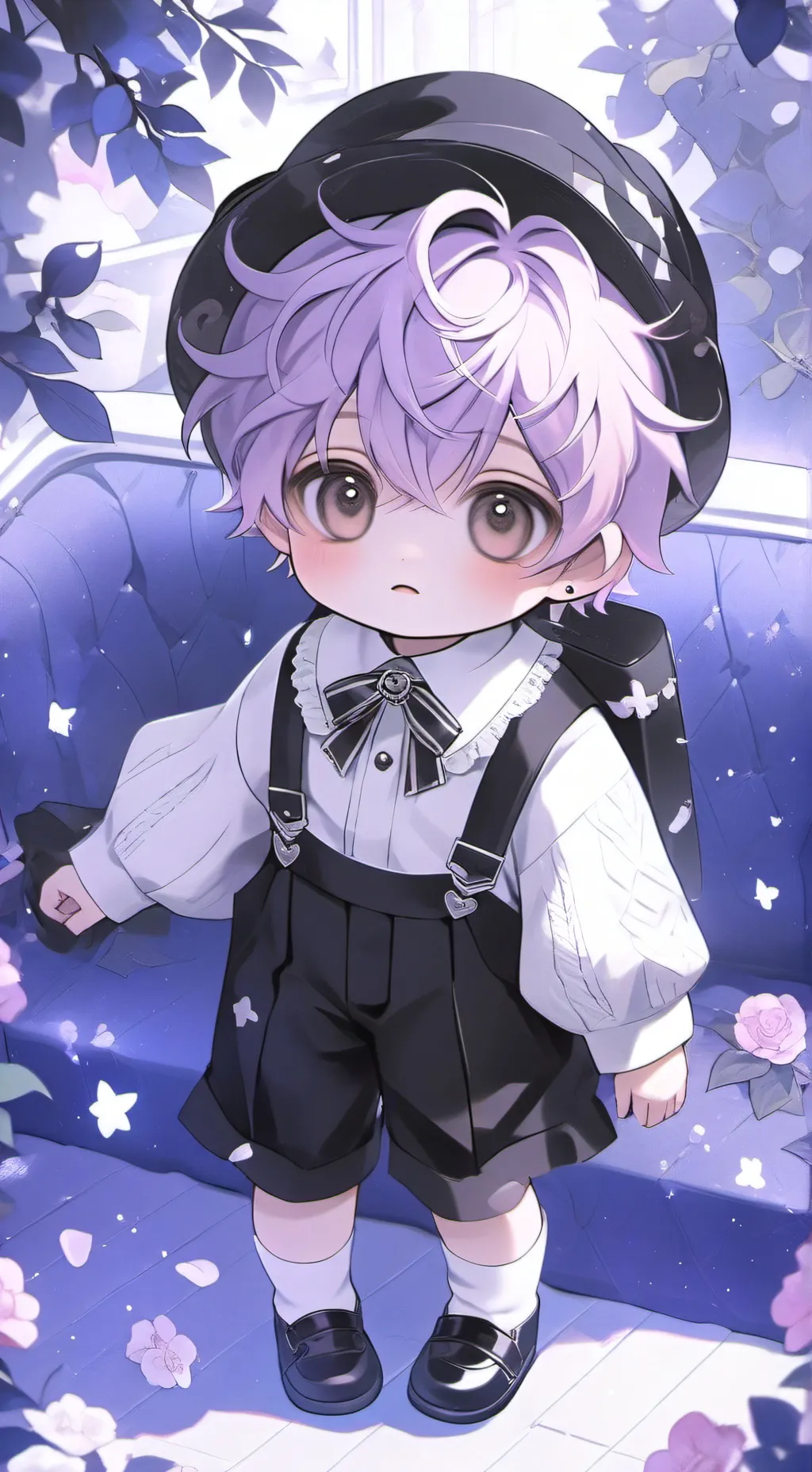 ai character: Lost toddler background