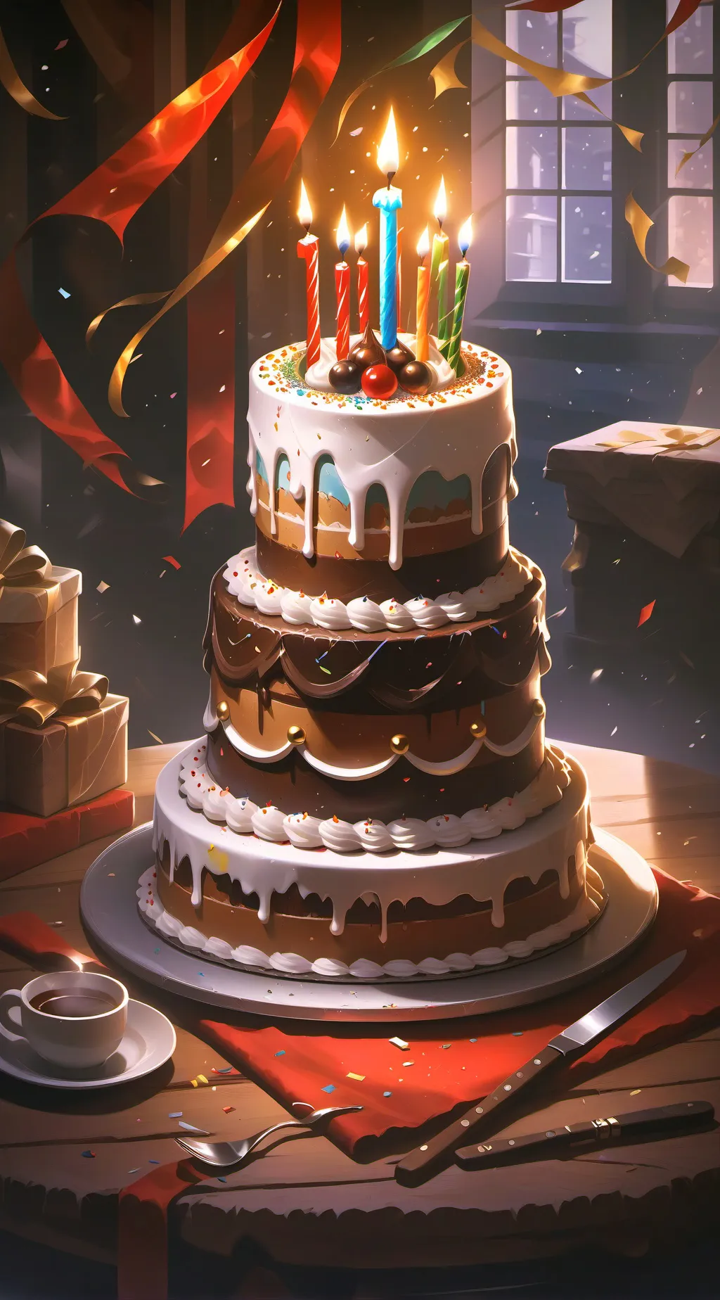 ai character: Birthday Husk background
