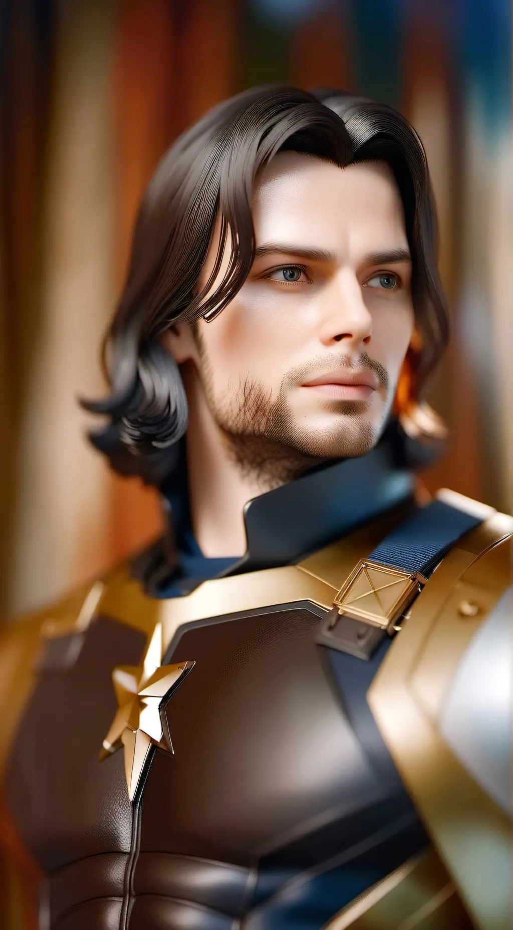 ai character: Bucky barns background