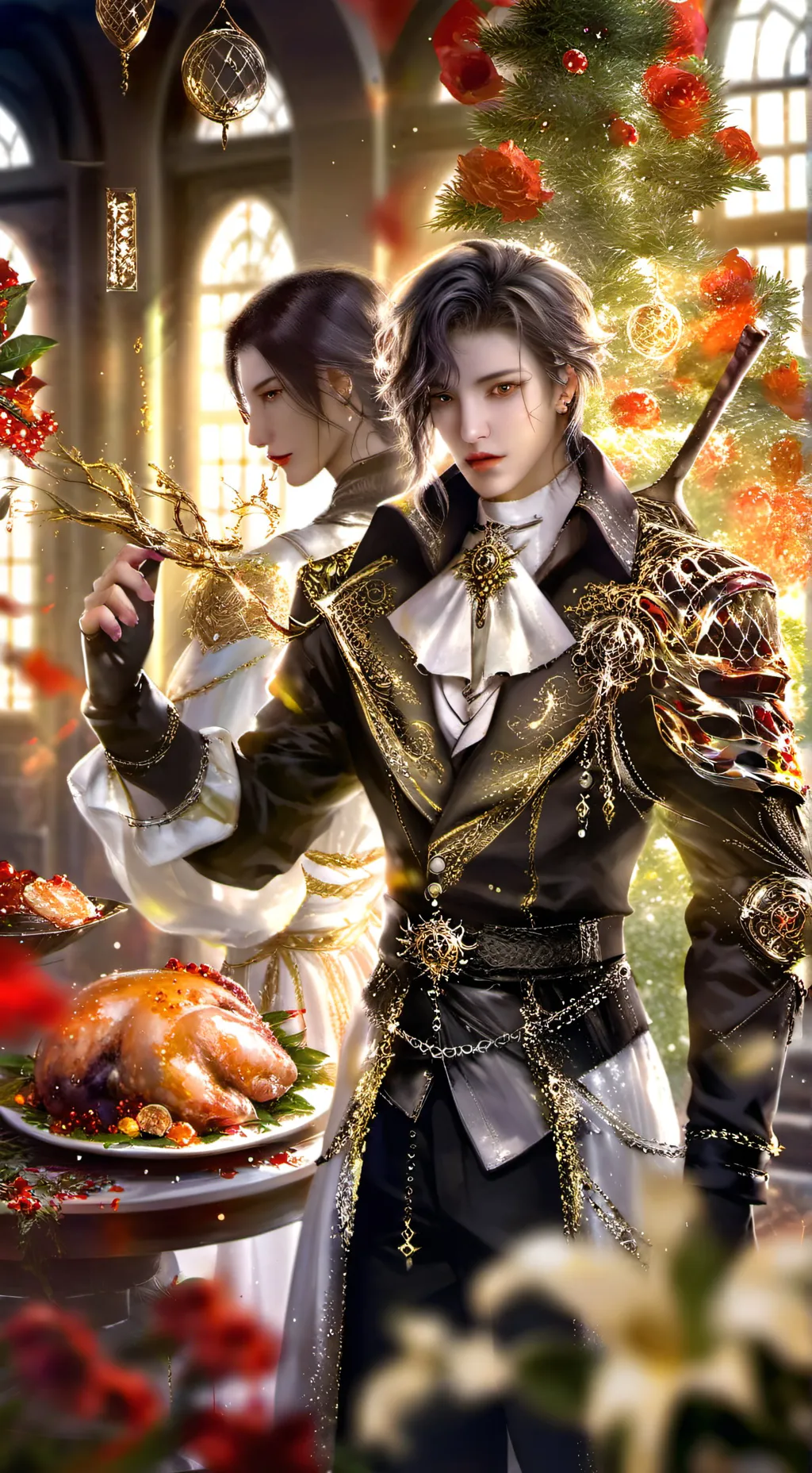 ai character: nezuko blaisser  background