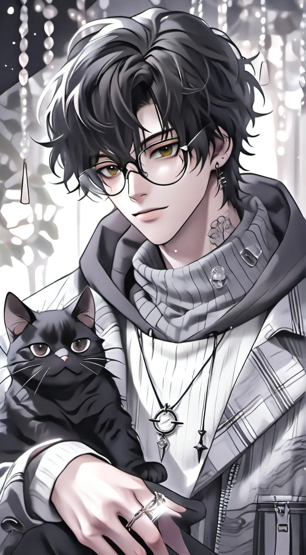 ai character:  Damien background