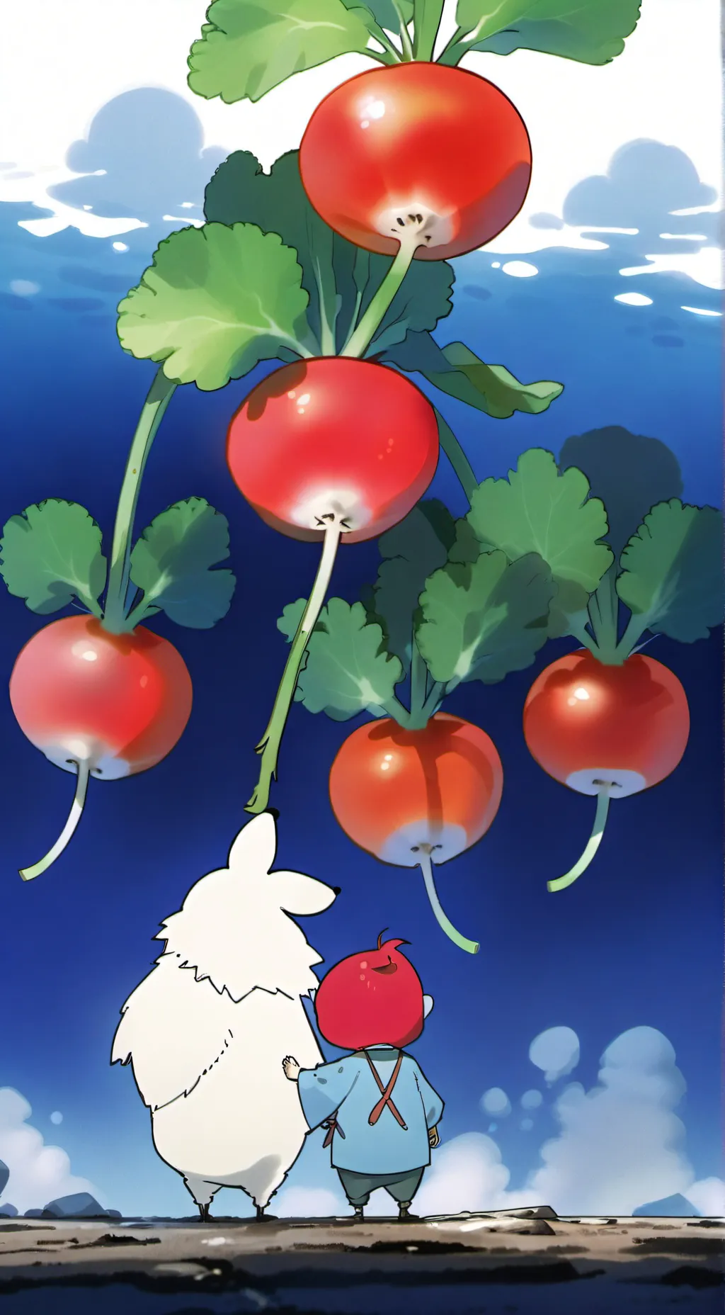 ai character: DADISH!?!?! background