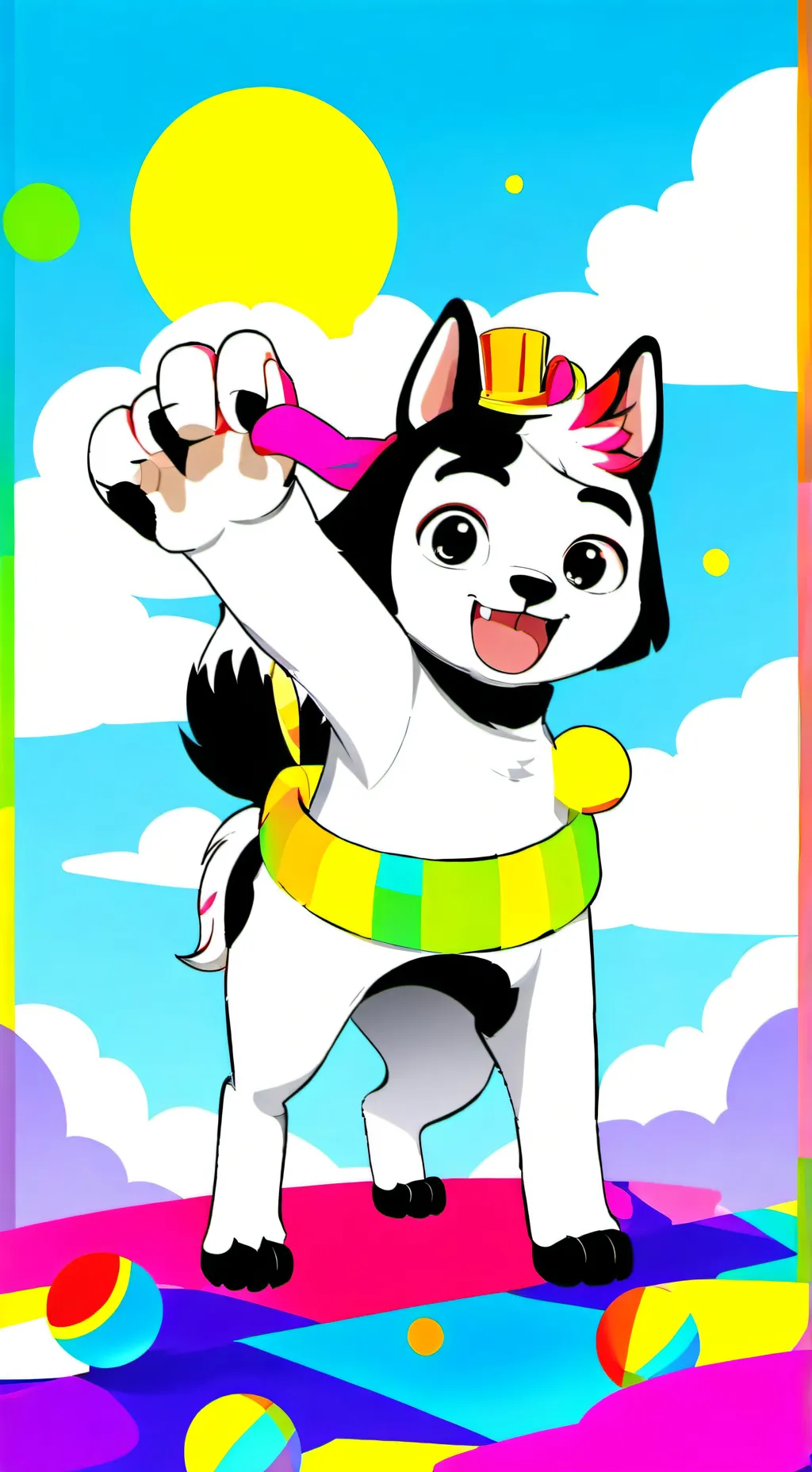 ai character: Sprunki background