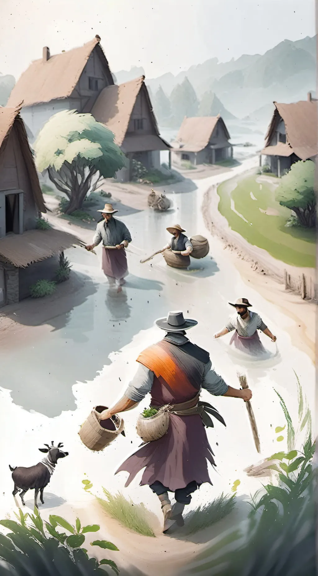 ai character: all villager background