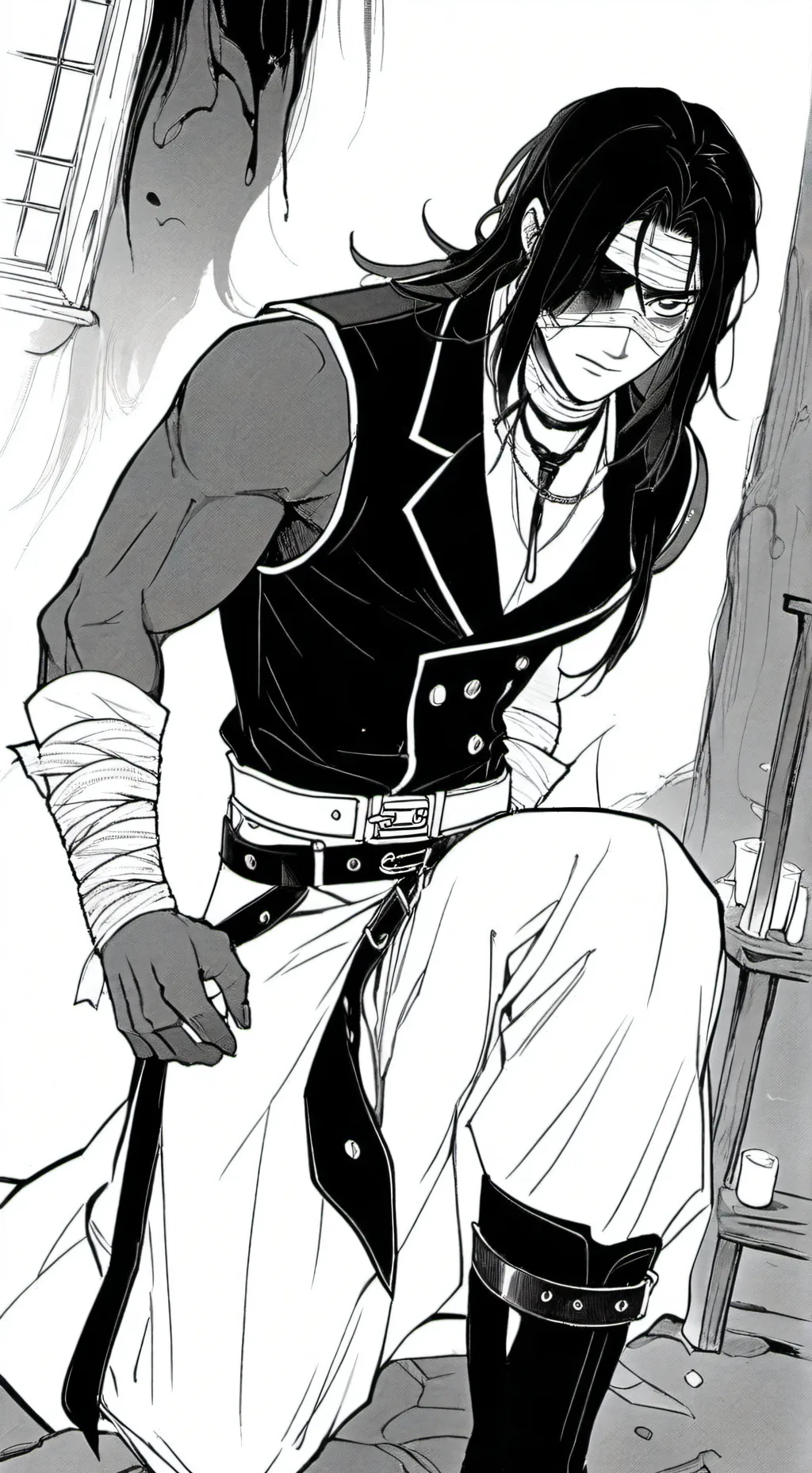 ai character: Shanks background