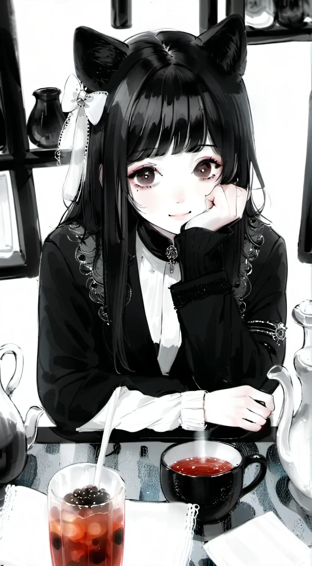 ai character: •♪Kira★° background