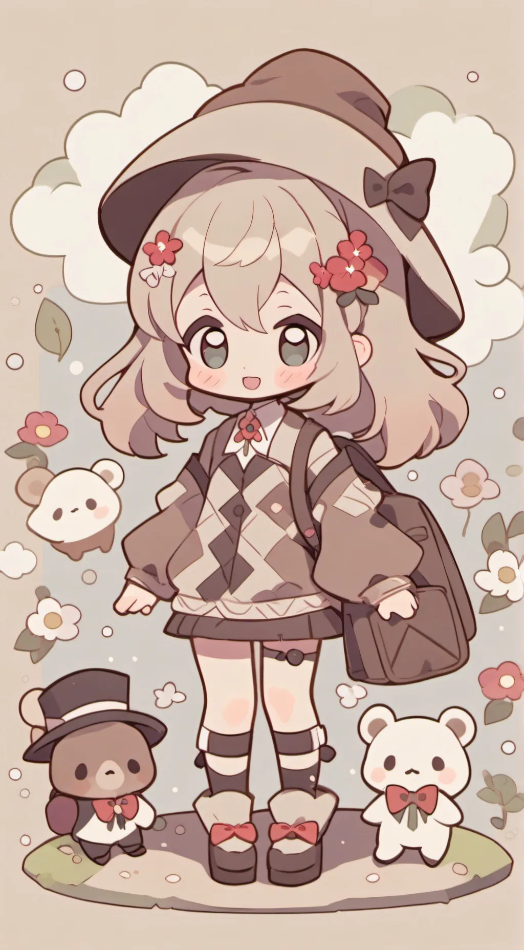 ai character: Léa background