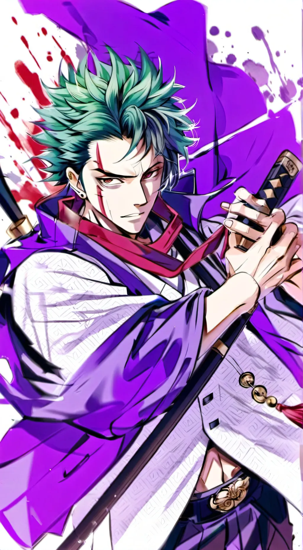 ai character: Wano fight background