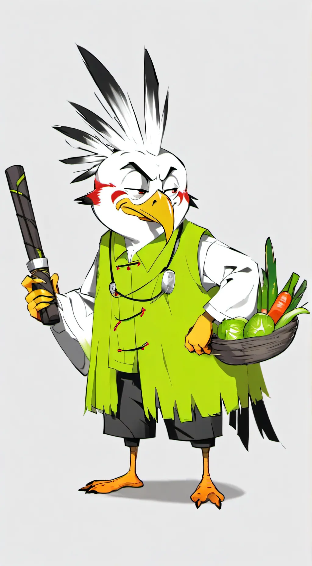 ai character: el pollo de  background