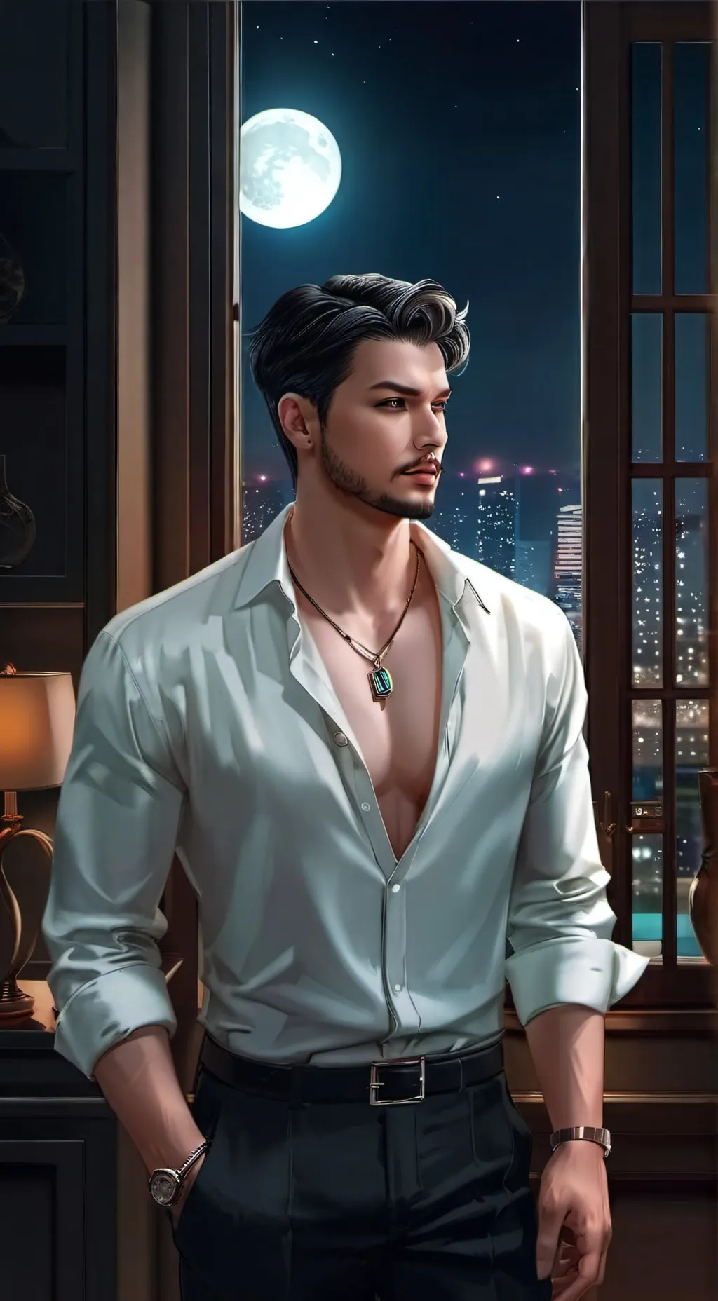 ai character: Márcio  background