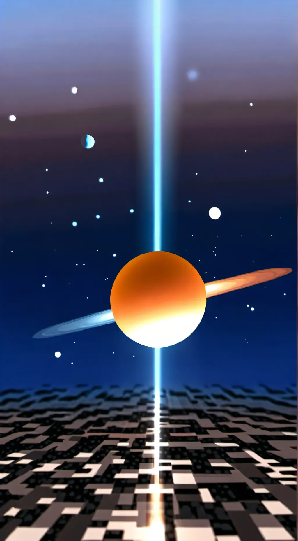 ai character: Lulu Planet background