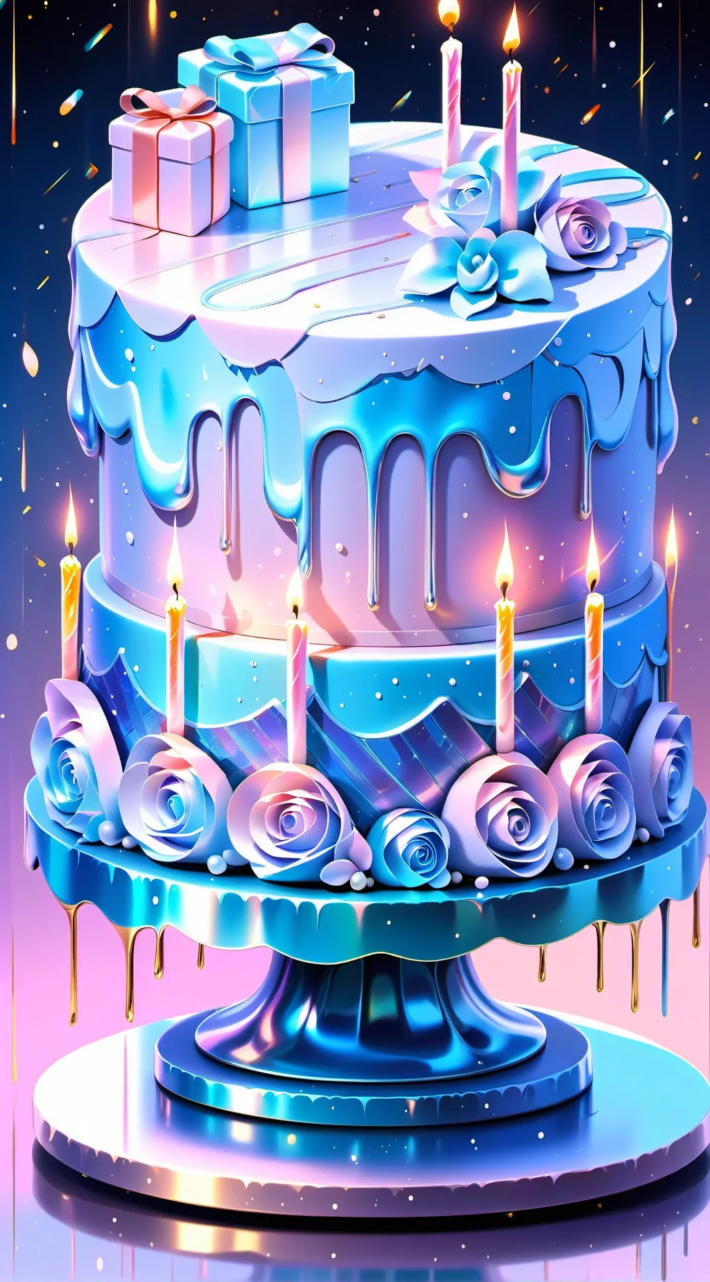 ai character: Birthday Angel background