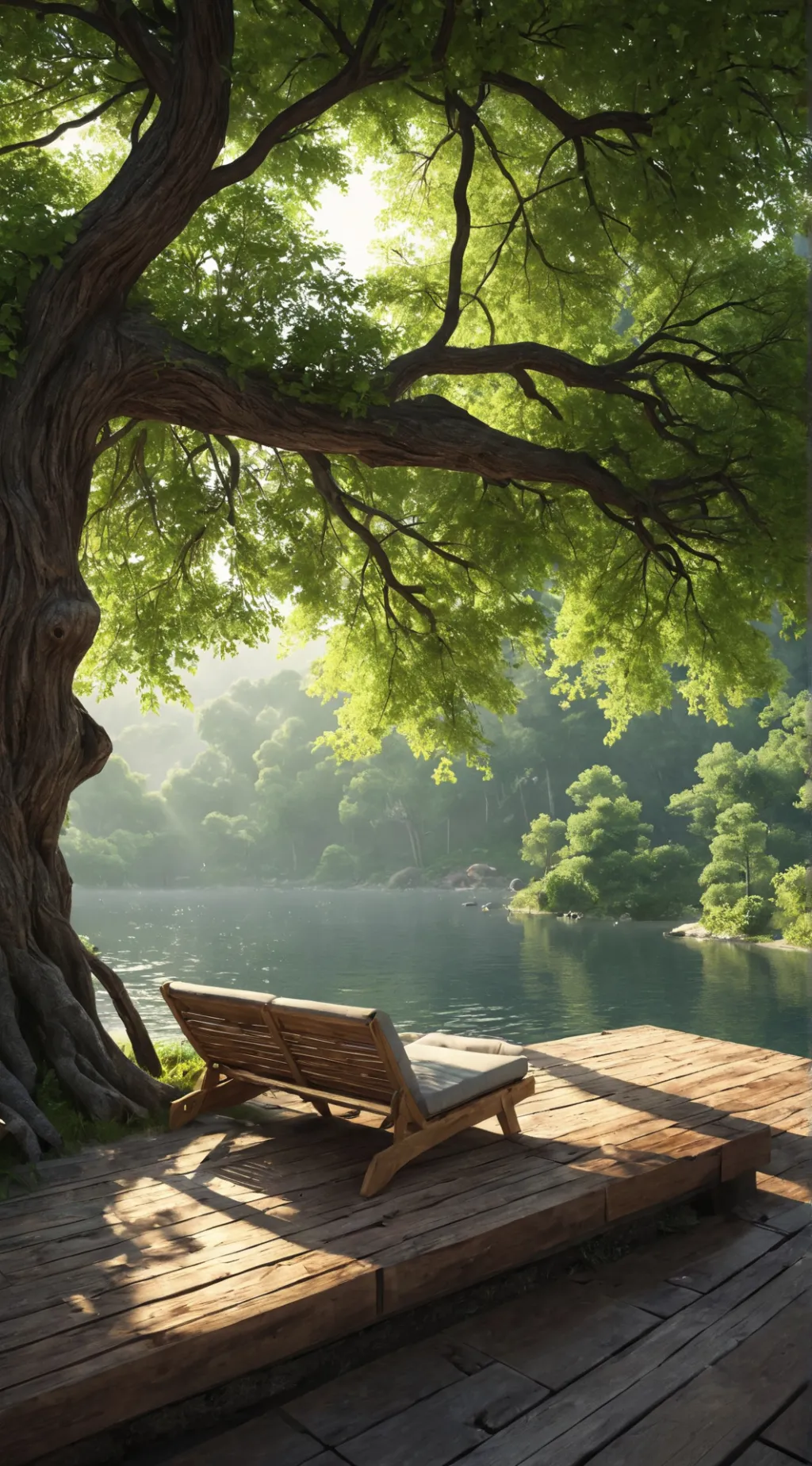ai character: Relax  background