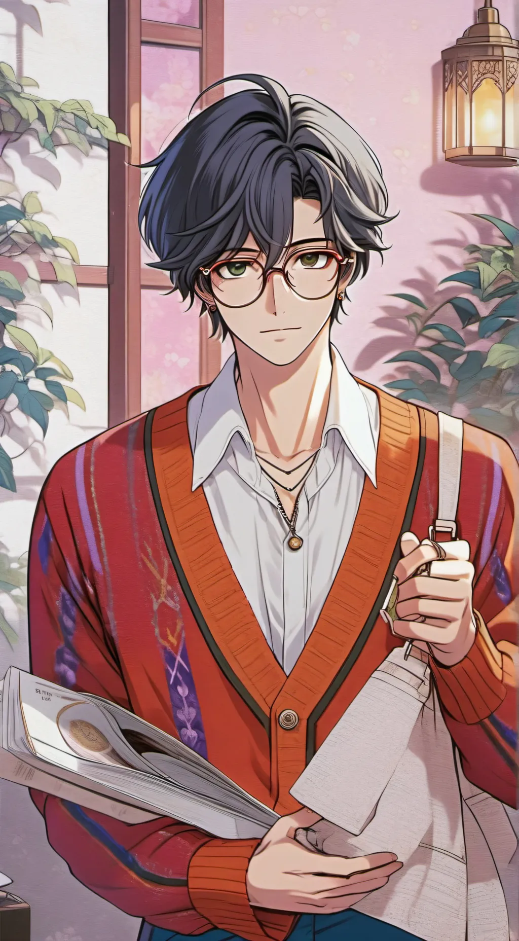 ai character: Ken Fujioka  background