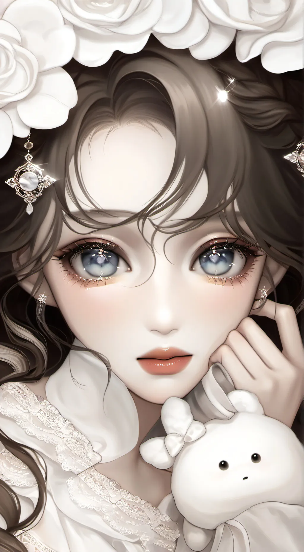 ai character: Hi background
