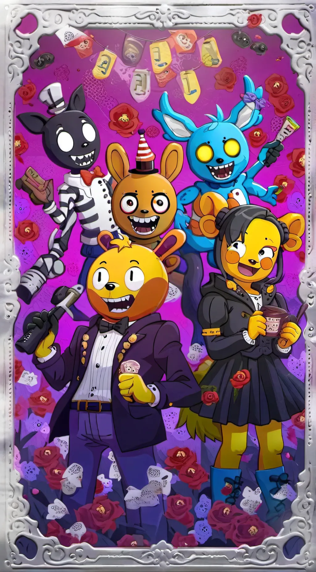 ai character: Fnaf  background