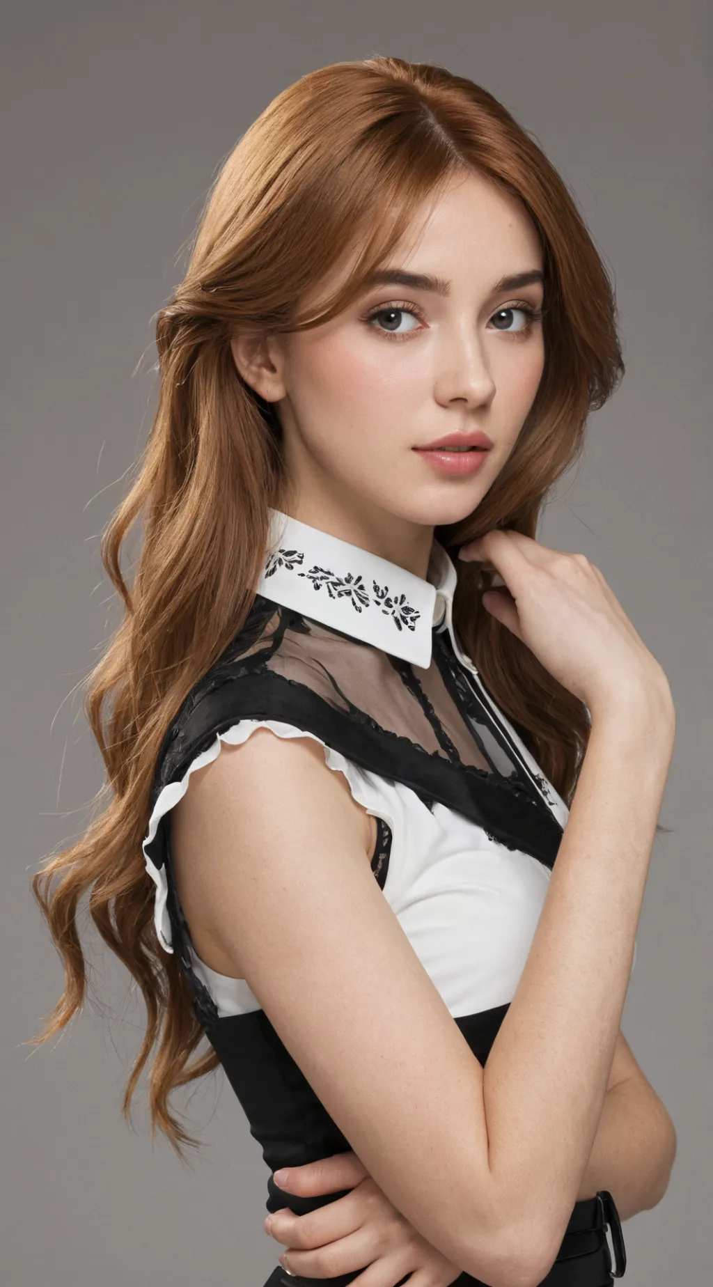 ai character: Audrey  background