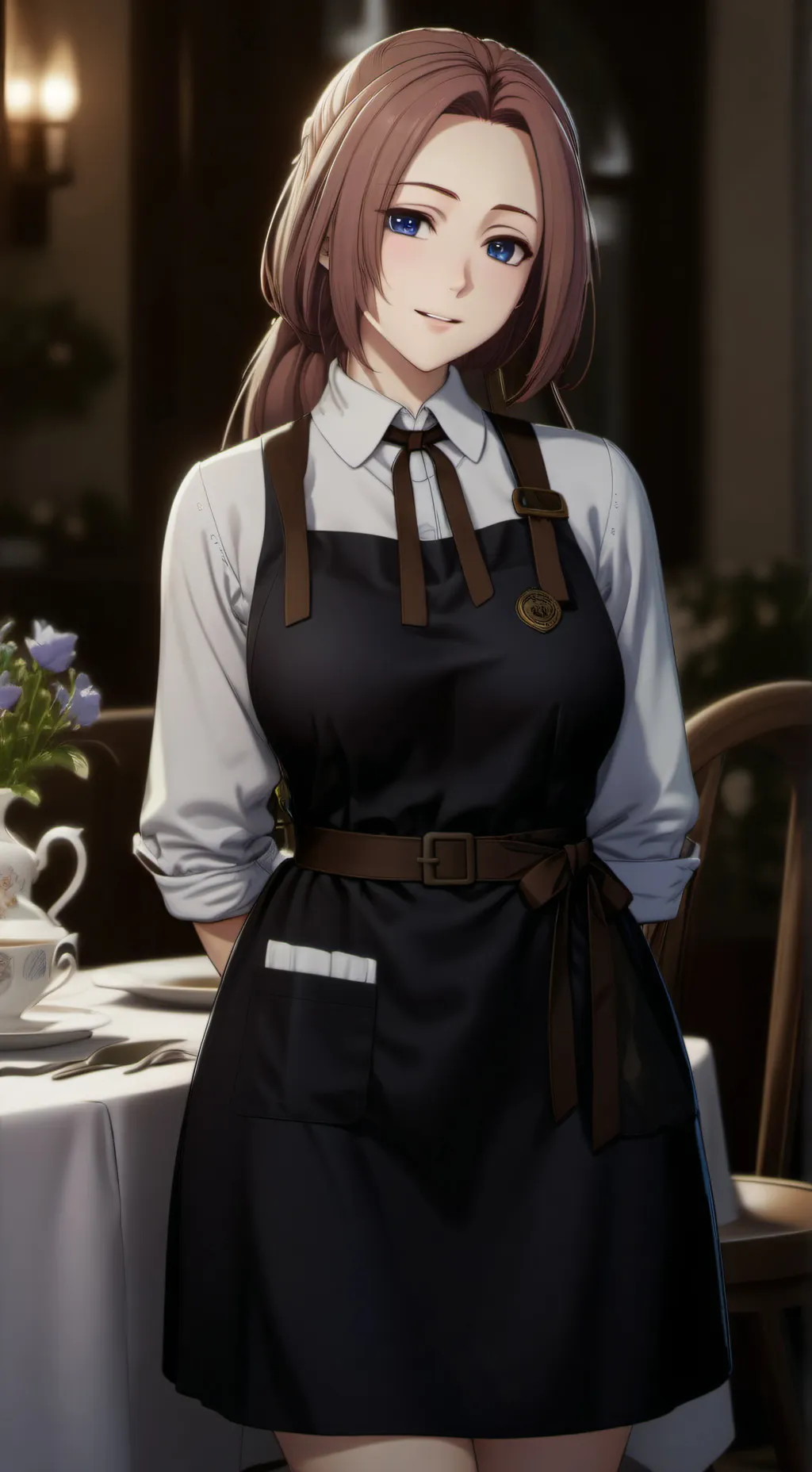 ai character: Miku Nakano background