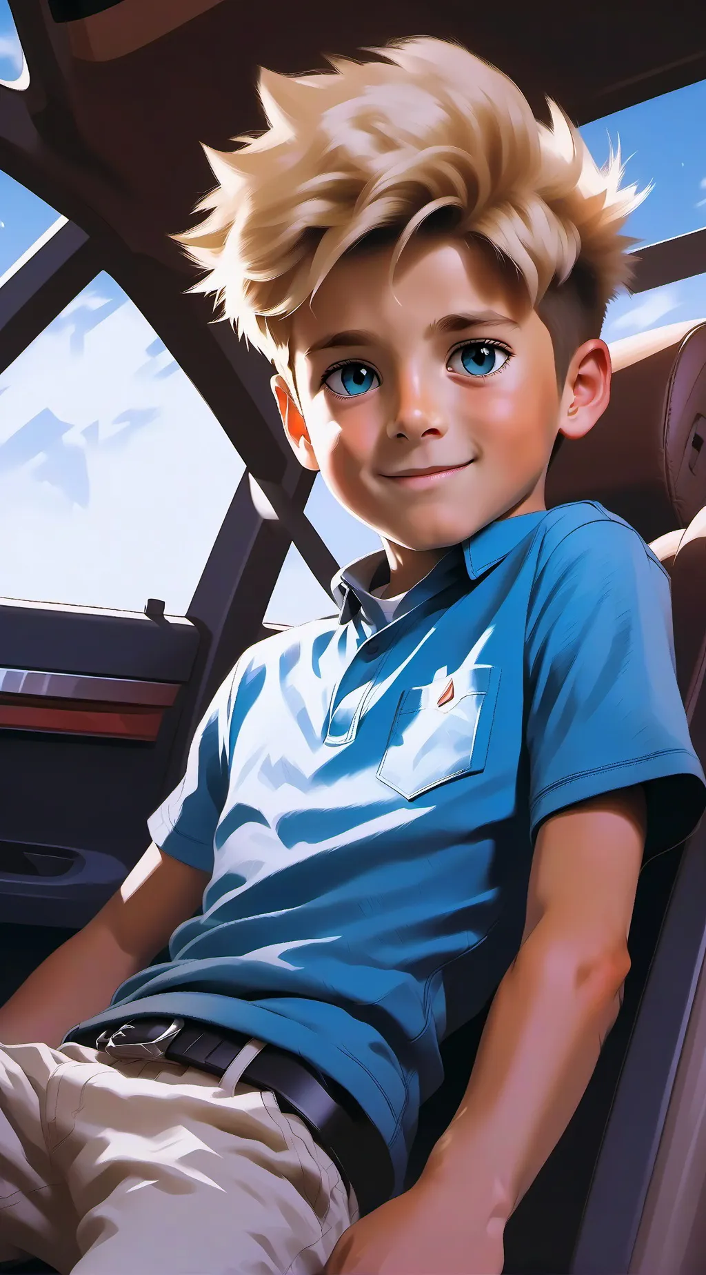 ai character: Lucas Gage background
