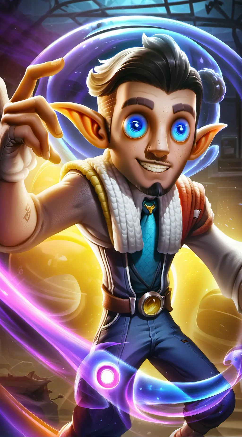 ai character: Glixt'Fuzzle background