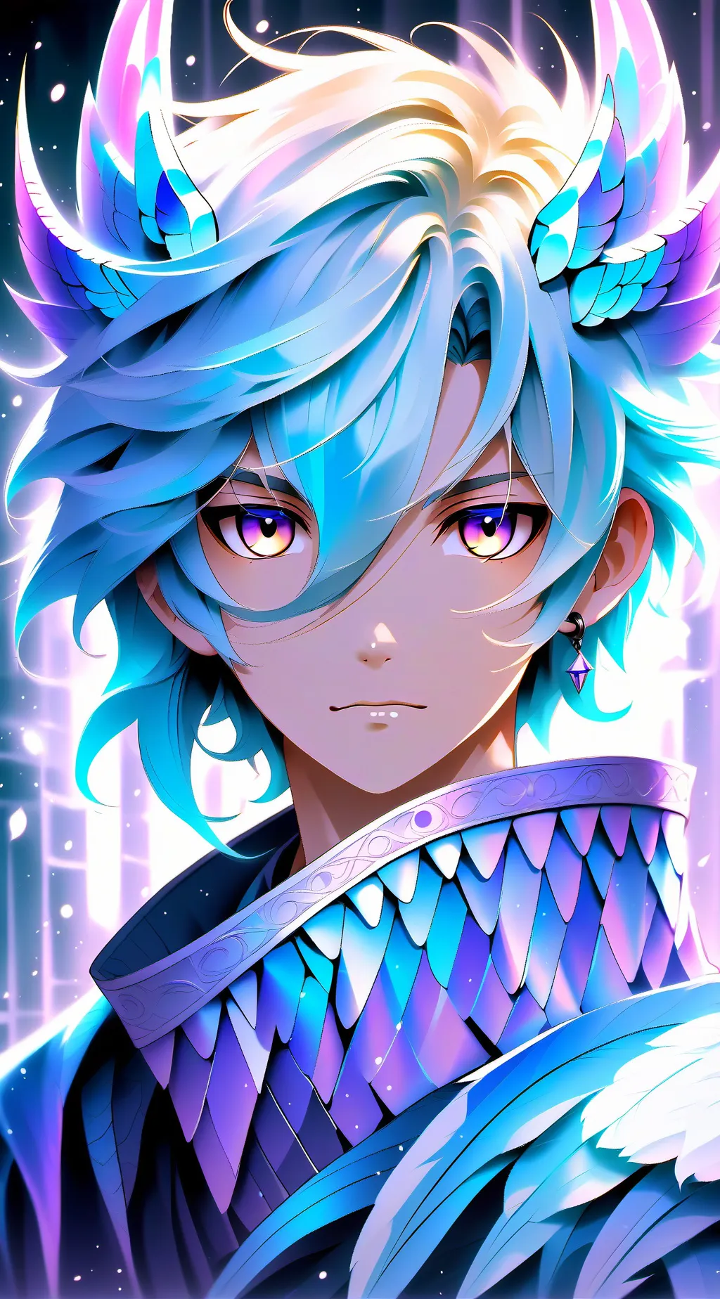 ai character: Ljou  background