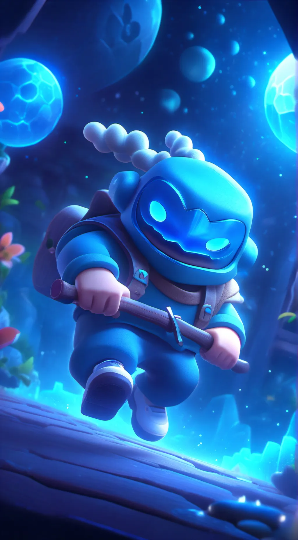 ai character: twisted Astro background