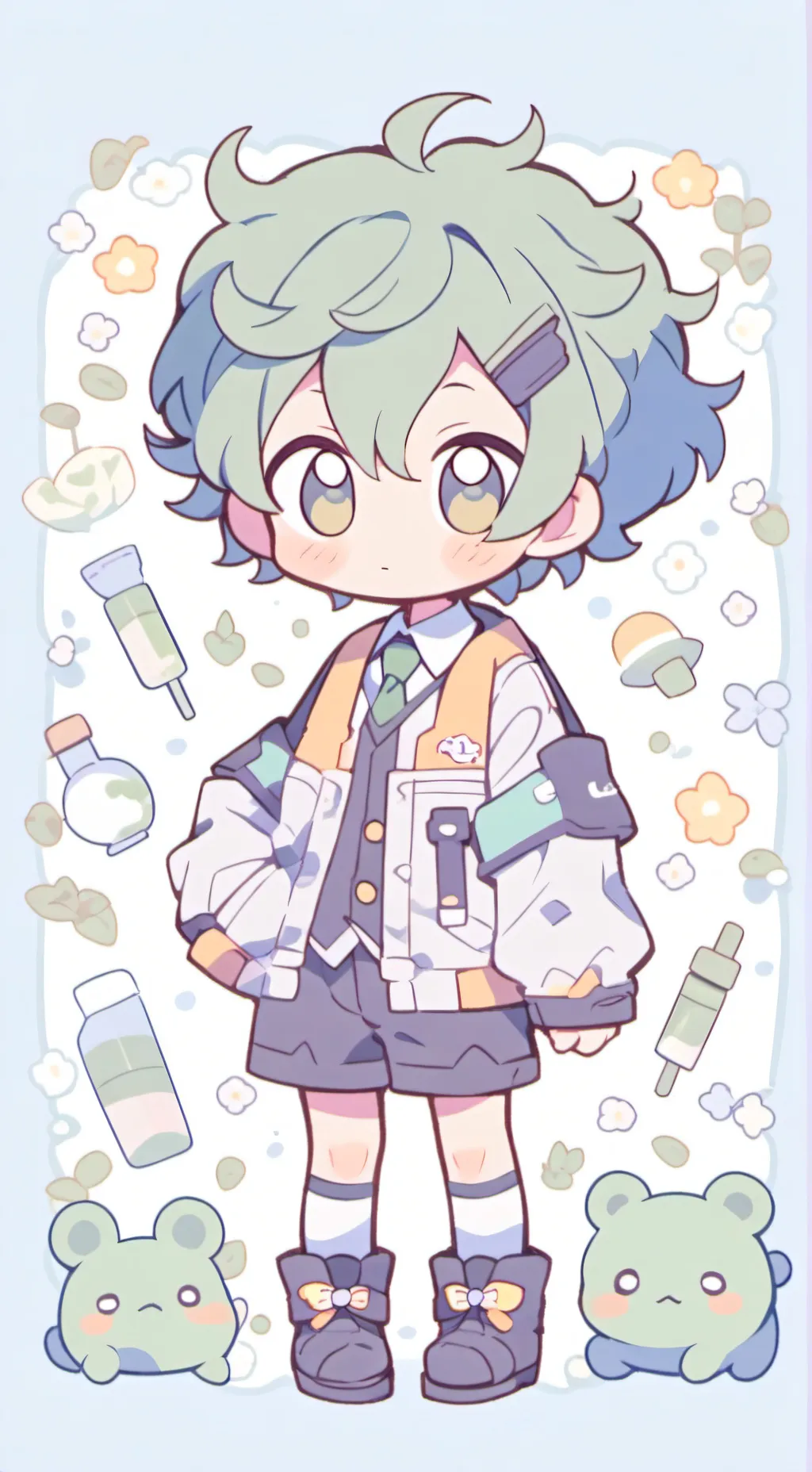 ai character:  coloc Deku 🥦 background