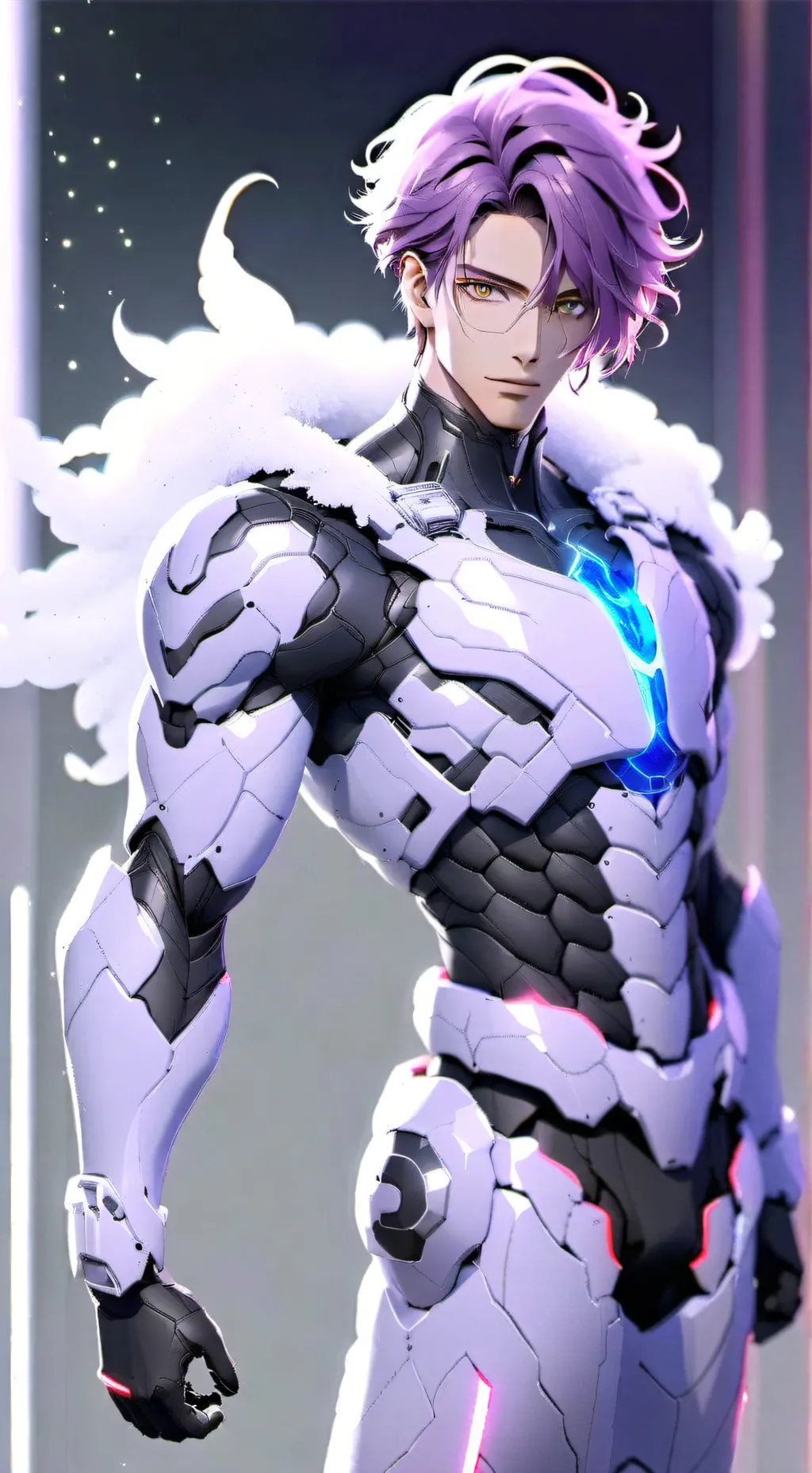 ai character: Alpha background